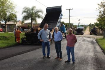 AVENIDA TIRADENTES É A 10° VIA ASFALTADA EM PEDRO OSÓRIO 