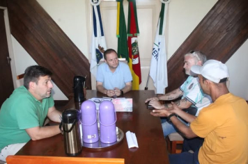 Visita do Diretor de Desporto, Álvaro Lucas, e o desportista Thiago Ritta