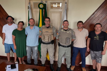 PREFEITURA E BRIGADA MILITAR DISCUTEM SEGURANÇA DO CARNAPO2025