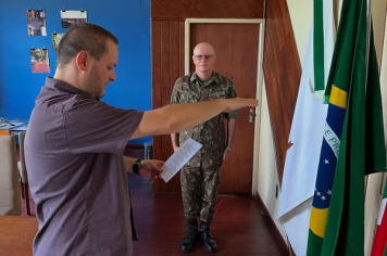 PREFEITO ASSUME PRESIDÊNCIA DA JUNTA MILITAR