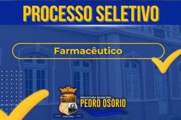 Processo Seletivo para Farmacêutico