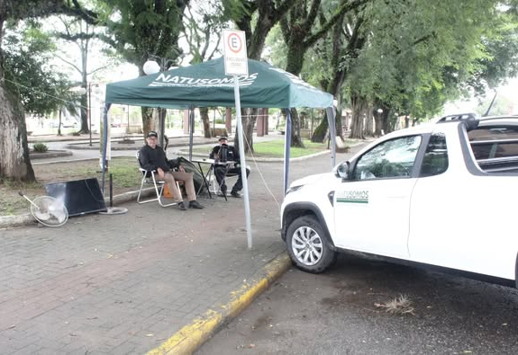 RECOLHIMENTO DE ELETRÔNICOS ACONTECE NA PRAÇA ANTÔNIO SATTE ALAM