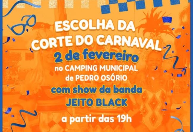 A magia do Carnaval está chegando em Pedro Osório! 