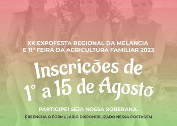 Inscrição para concurso das soberanas da Festa da Melancia abre em agosto