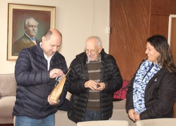 Deputado estadual Elton Weber visita Pedro Osório