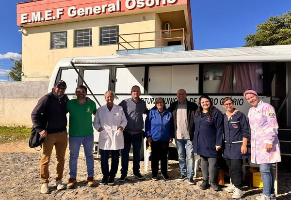 PROGRAMA “SAÚDE NA ESCOLA” LEVA ATENDIMENTO À ESCOLA GENERAL OSÓRIO