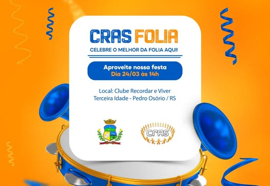 Vem aí o CRAS Folia!