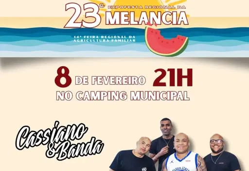 MAIS UMA ATRAÇÃO CONFIRMADA NA 23ª EXPOFESTA REGIONAL DA MELANCIA!